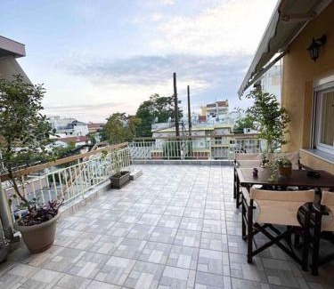 Evosmos Apartment | Sunny Rooftop House