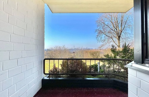 Hohegeiß Apartment | Sunny time-out in the Harz Mountains with balcony view & close to the outdoor forest pool