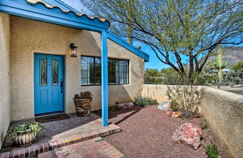 Tucson Estates House | Sunny Tucson Home with Patios on 5 Acres!