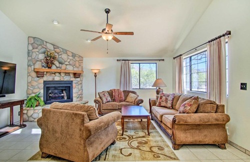 Tucson Estates House | Sunny Tucson Home with Patios on 5 Acres!