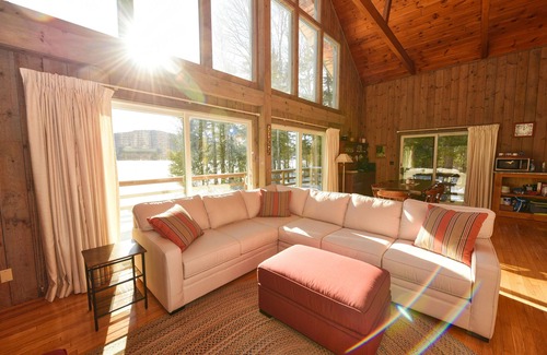 Madison House | Sunny Waterfront House on Big Pea Pond w/Private Sandy Beach