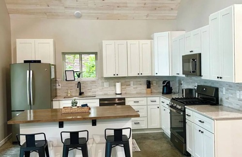 Chetek Cabin | Sunrise Chalet on Potato Lake - Water Front - Dock - Game Room - Hot Tub