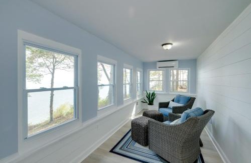 Chesapeake Ranch Estates-Drum Point House | Sunrise Views Waterfront Lusby Home with Deck!