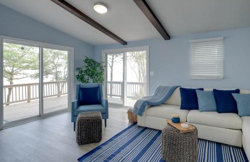 Chesapeake Ranch Estates-Drum Point House | Sunrise Views Waterfront Lusby Home with Deck!
