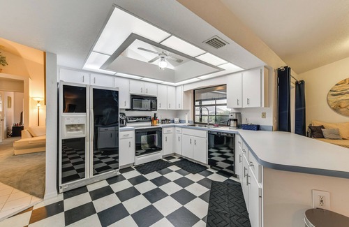Gulf Cove House | Sunroom & Dock! Canal-Front Home in Port Charlotte