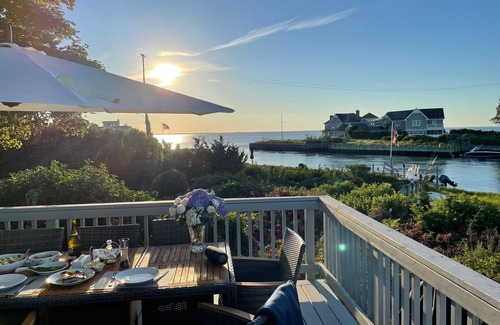 Shinnecock Hills House | Sunset Beach House with 30ft Boat Dock in Shinnecock Hills, Southampton, NY