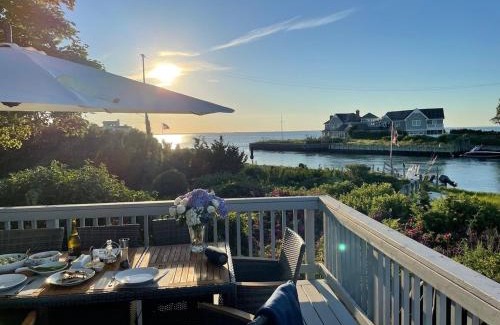 Shinnecock Hills House | Sunset Beach House with 30ft Boat Dock in Shinnecock Southampton NY