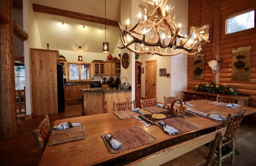 Woods Bay House | Sunset Cabin - Flathead Lake, Exquisite Log Home and Guest Cabin. Sleeps 12