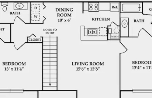 Fleming Island Apartment | Sunset 🧡 Palms Villa (Military +Pet Friendly)