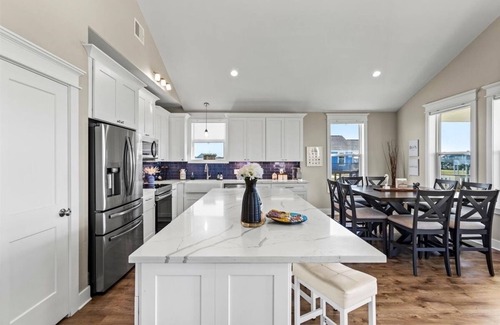 Indian Beach House | Sunset Serenity:Water Views! 2 King beds, Bunk Room, Ping Pong, Corn hole