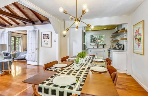 Guerneville Cabin | Sunshine Grove ~ Stylish Retreat! Hot tub. Close to Wine Country Activites