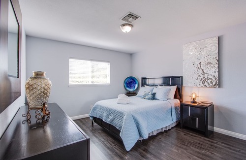 Rancho Oakey House | Sunshine Oasis, Min from Strip w/ Pool & Spa