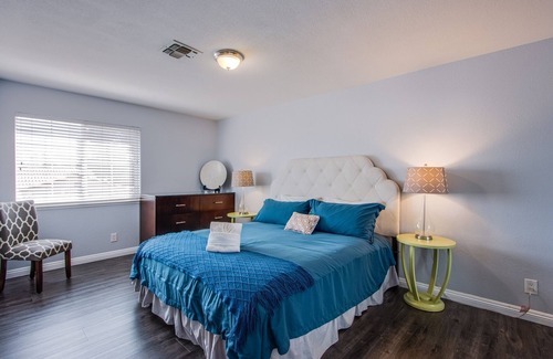 Rancho Oakey House | Sunshine Oasis, Min from Strip w/ Pool & Spa
