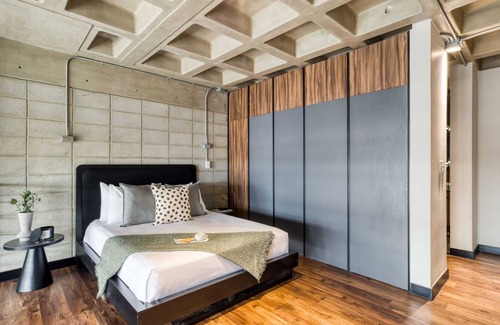 Avenida Revolucion Apartment | Super Cool Duplex Loft: Rooftop with a Fire Pit