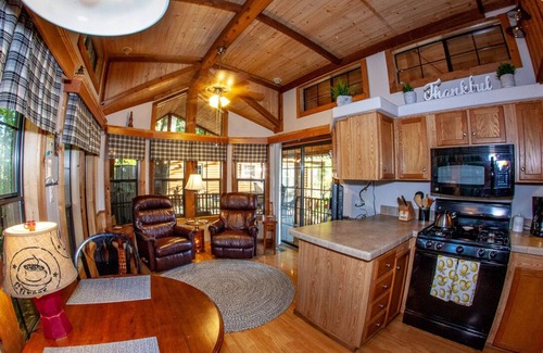 Three Oaks Cabin | Super cozy glamping cabin & family resort!