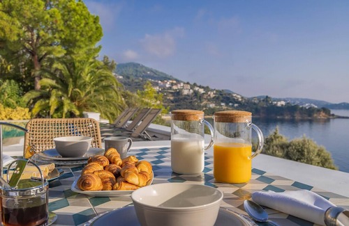 Achladies Villa | Super Luxury Skiathos Villa | Seven Stunning Bedroom Suites | Villa Daphne |.