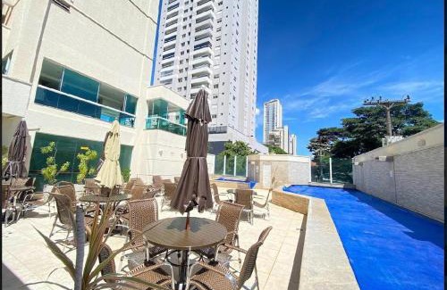 Setor Bueno Apartment | Super Premium no Bueno 3 Ares Condicionados Piscina Academia Próximo ao Hospital Albert Einstein 2408