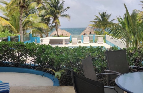 Puerto Morelos Condo | Super Sweet! And on the Beach! with Palapas! Handicapped Accessible!