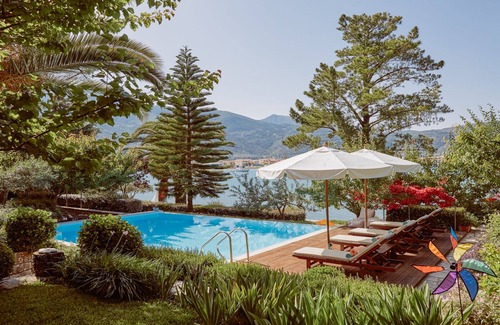 Yenion Villa | Superb waterfront villa with private pool, jetty, motorboat included and sauna