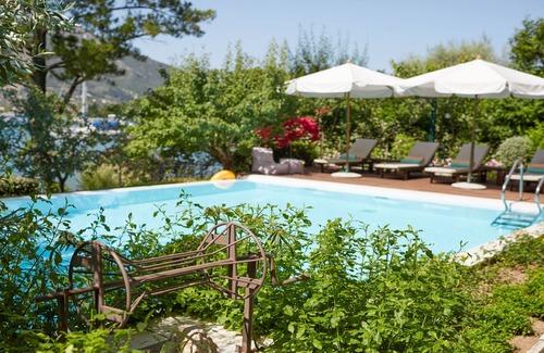 Yenion Villa | Superb waterfront villa with private pool, jetty, motorboat included and sauna