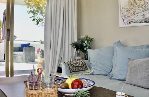 Villeneuve Loubet Beach Apartment | Superbe appartement climatisé avec terrasse et jardin à Villeneuve Loubet Plage - FR-1-252A-106