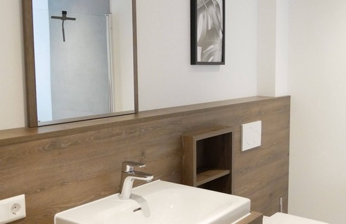 Harsewinkel Apartment | Superior-Apartment-kitchenette