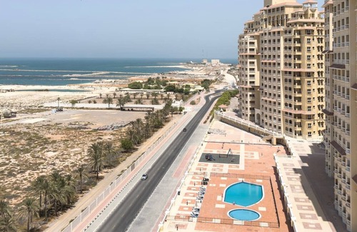 Al Hamra Village Apartment | Superior studio- Royal breeze big Balcony