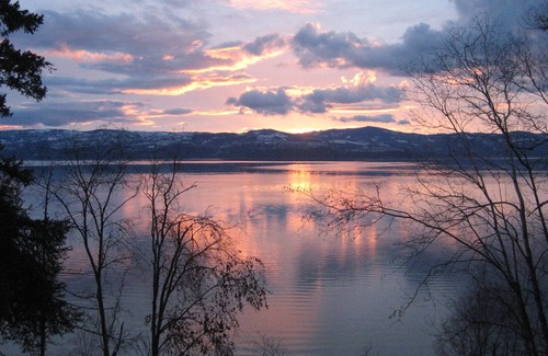 Bigfork House | Superior view from modern Flathead Lake house. A/C, private dock, boat slip/lift