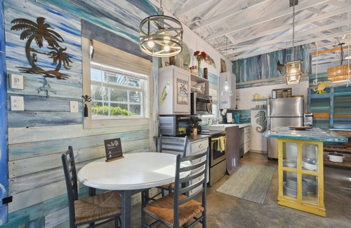 Gulfport Cottage | Surf Shack Beach Cottage, Steps to the Beach!