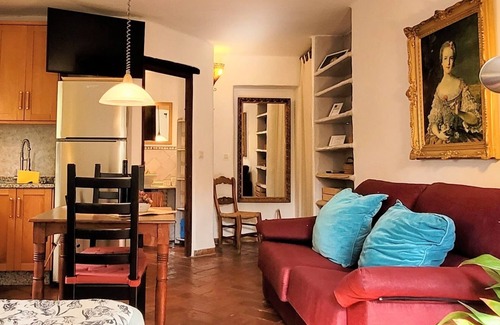 Orgiva Apartment | Sustainable Comfort Studio Apartment in Nature Calm Views huge Garden Salt Pool
