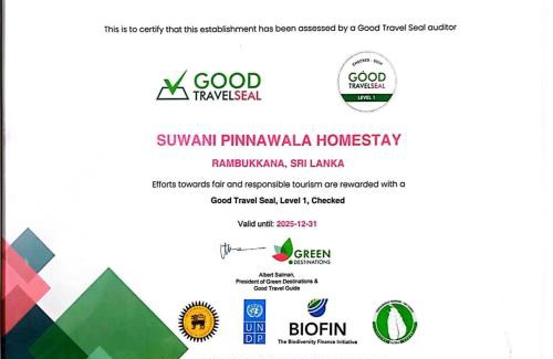 Pinnawala Hotel | Suwani Pinnawala Homestay