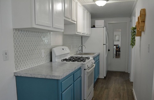 Ludington Cottage | Swan on the Lake with Kayaks, lake frontage, fire pit and screened in porch