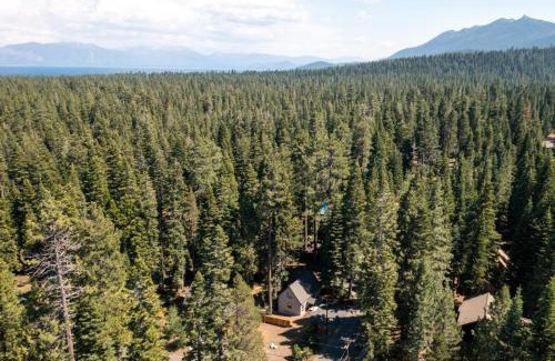 Tahoma House | Sweet Pine Deck Hot Tub Cozy Modern Interior Close to Ski Resort
