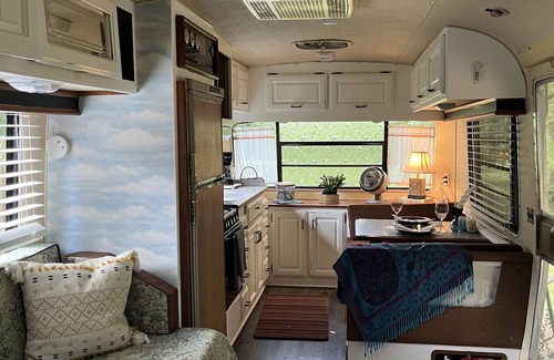 Graysville House | Sweet Vintage Camper in a Fun Farm Setting