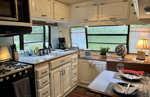 Graysville House | Sweet Vintage Camper in a Fun Farm Setting