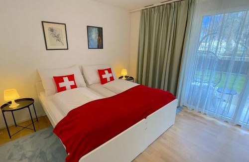 Central Interlaken House | SwissHut Modern 10min Interlaken West Station - Apart Markt