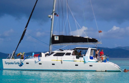 Marigot Boat Rental | SXM Turquoise Turtle Catamaran