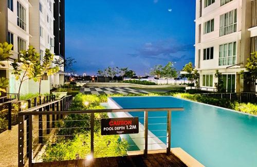 Pusat Komersil Lee Ling Apartment | Syatila Malik Homestay @ Metrocity Square Apartment