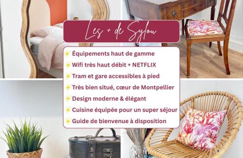 Montpellier City-Centre Apartment | SYLOU - Appartement Climatisé, 4 personnes, Centre historique, Comédie, Tram & Gare