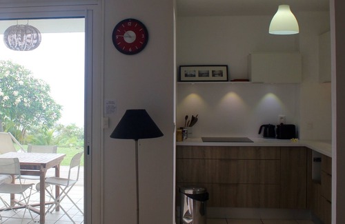 Carosse Hotel | T2 luxury Saint Gilles baths with beautiful garden and pool view me