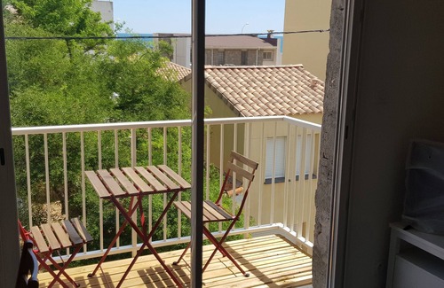 Valras-Plage Apartment | T3 renovated valras beach, sea view
