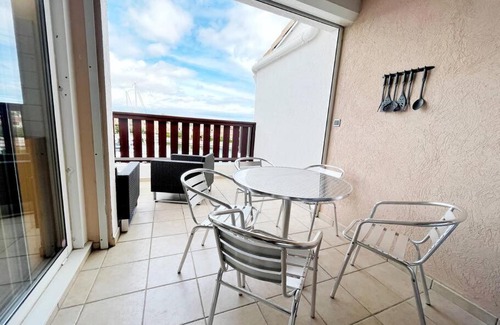 Saint-Cyprien Plage Apartment | T3 Vue 180° sur la Marina