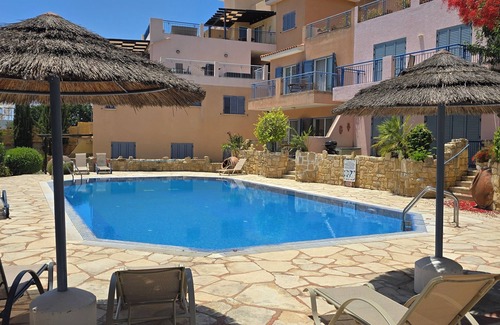 Tala Apartment | Tala Hills Sea View Apartment, Tala Village, Paphos, w/wifi, walk-in shower