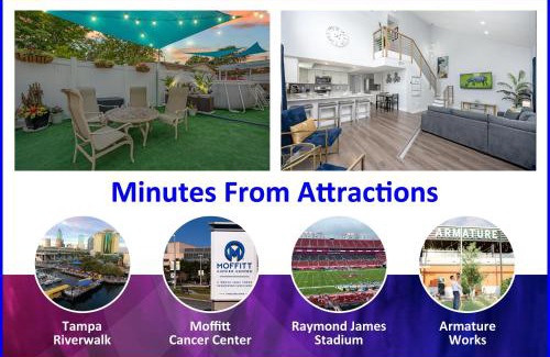 Egypt Lake-Leto Villa | Tampa Long Stay- POOL-Wifi-Moffitt-Relocation-Raymond J Stadium-CENTRAL LOCATION-Riverwalk-ALL NEW-St Joe Hospital