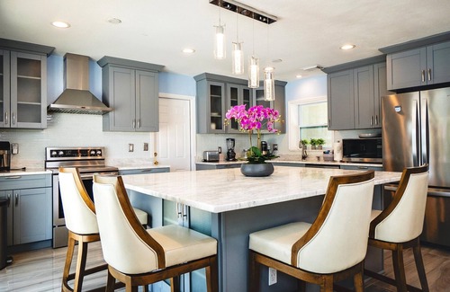 Tampa Shores Villa | Tampa Retreat: BBQ, Pool/Spa, Canal