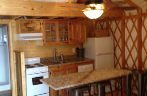 Alpine Bay House | Tan Yurt On Beautiful Logan Martin Lake. Located in Clear Creek Cove RV Resort.