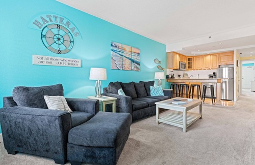 Hatteras Island Apartment | Tank Tops & Flip Flops 112 at the Villas of Hatteras Landing 1 Bedroom Near-Beach Condos with Pool Access!