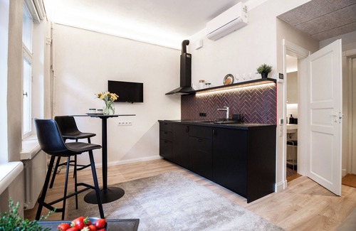 Old Town Apartment | tARTuStays apartment full of art by Ralf Sannikov with WiFi and AC