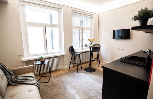 Old Town Apartment | tARTuStays apartment full of art by Ralf Sannikov with WiFi and AC