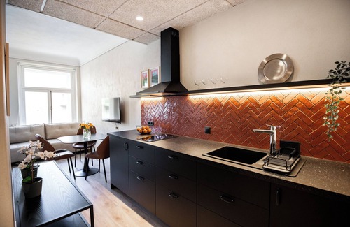 Old Town Apartment | tARTuStays artist Kairo designed apartment with WiFi and AC in fabulous Tartu
